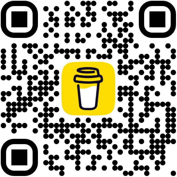 QR code: Support on Buy Me a Coffee